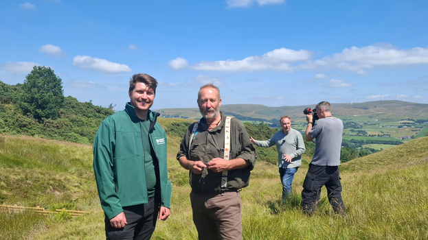 The BBC visit Stubbins Estate